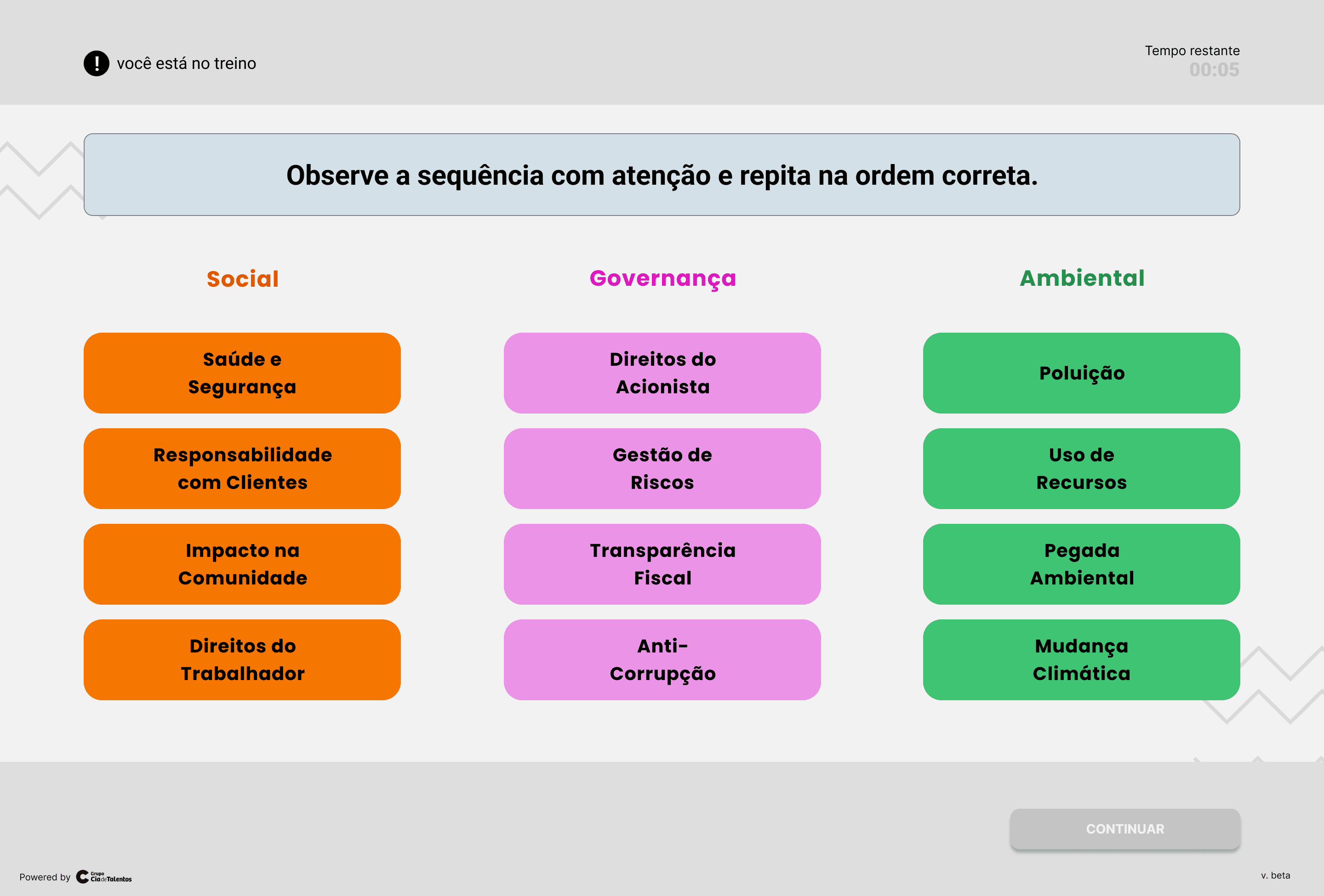 ESG - Um jogo que testa sua memória